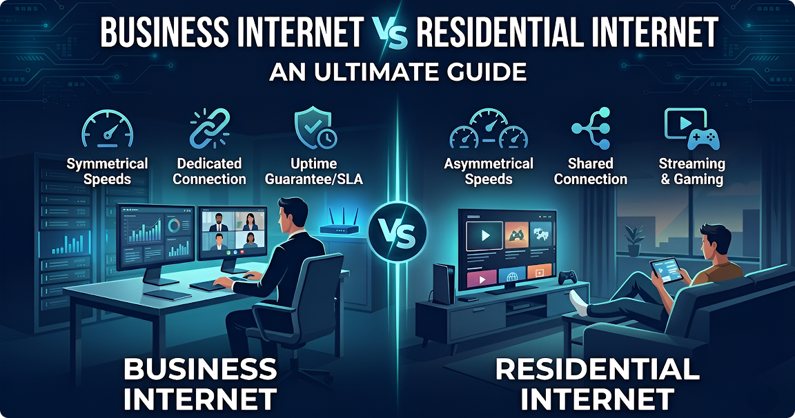 You are currently viewing Business Internet Vs Residential Internet: An Ultimate Guide 